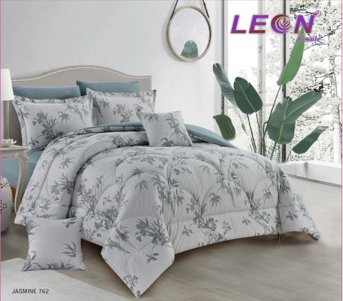 مفرش ليون نفرين 8 قطع قطن مشجر /762