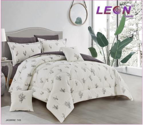 مفرش ليون نفرين 8 قطع قطن مشجر /749