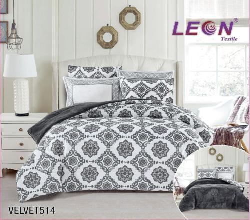 كريستال / مفرش ليون مخمل فرو