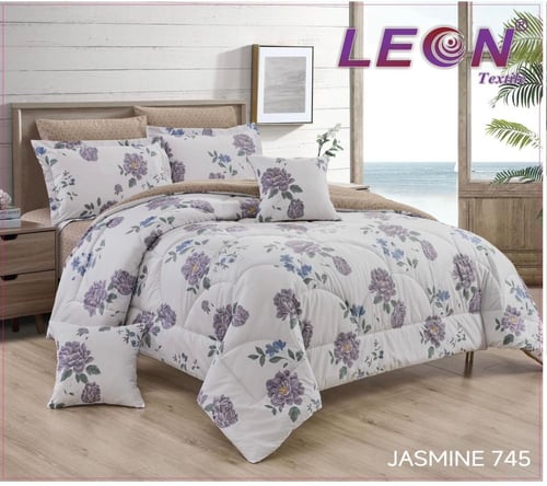 مفرش ليون قطن 100% مشجر