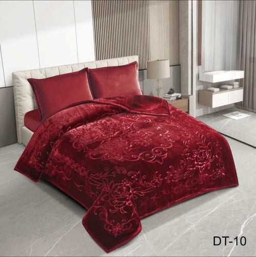 بطانية نفر ونص 4 كيلو سادة