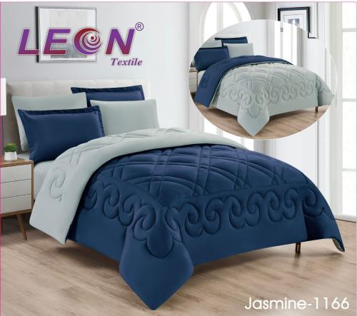 مفرش ليون مايكروفايبر سادة نفرين