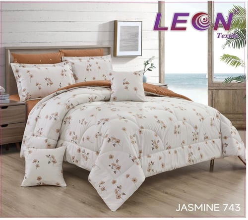 مفرش ليون قطن 100% مشجر