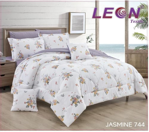 مفرش ليون قطن 100% مشجر