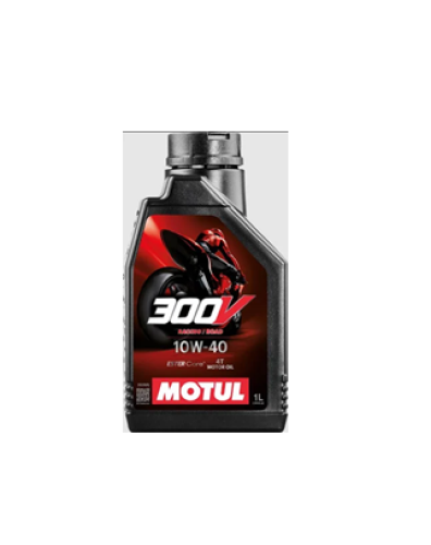 زيت دراجات موتول 10W40 300V تخليقي بالكامل 1 لتر