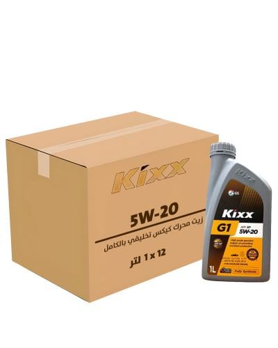 زيت محرك كيكس 5W20 تخليقي بالكامل كرتون 12 لتر