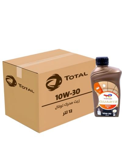 زيت محرك توتال 10W30 معدني كرتون 12 لتر