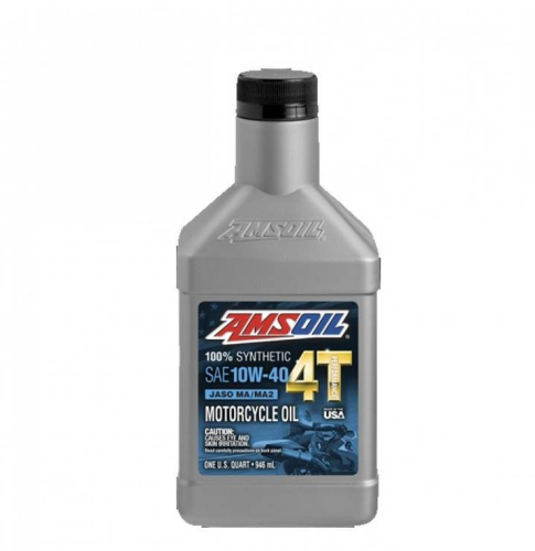 زيت محرك دراجات امزويل تخليقي بالكامل AMSOIL 10W40...