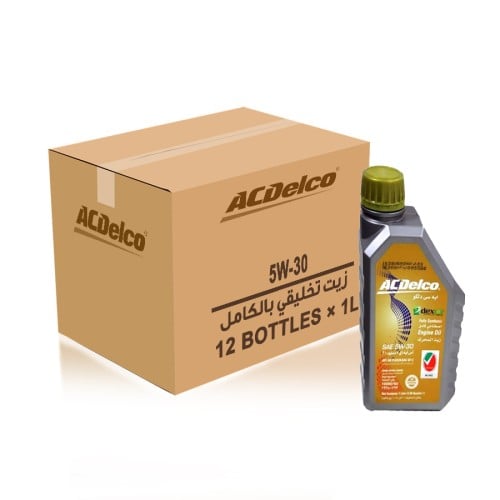 زيت اسي ديلكو 5W30 UAE تخليقي بالكامل كرتون 12لتر