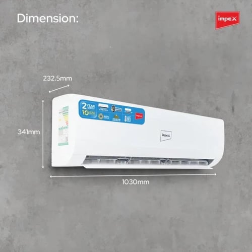 امبيكس مكيف سبليت 18000 وحدة - بارد فقط - أبيض - I...