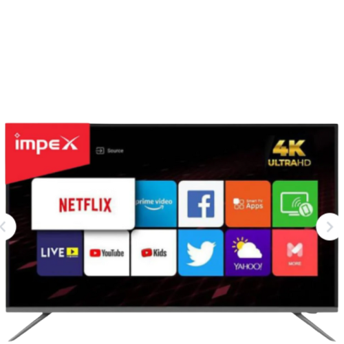 شاشة امبيكس سمارت 55 بوصة بدقة 4K Ultra HD بنظام W...