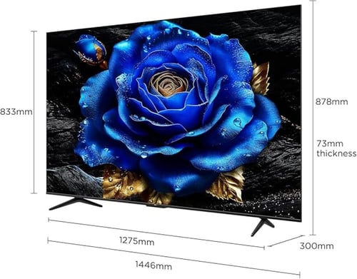 شاشة TCL كيو ليد 65 بوصة 4K Google TV – موديل 65P7...