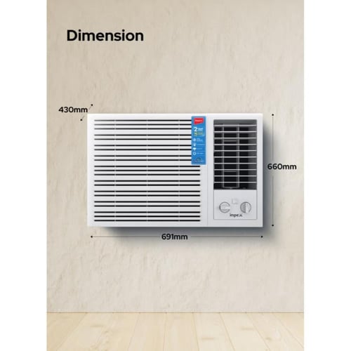 امبكس مكيف شباك 18000 - بارد فقط - أبيض - IM18WRCC...