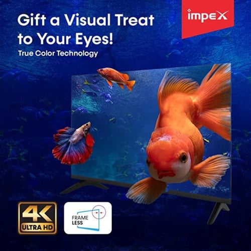 شاشة أمبيكس إيفو كيو سمارت 50 بوصة بدقة 4K UHD بنظ...