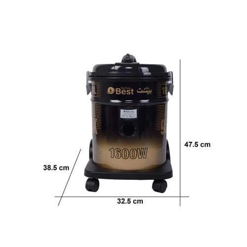 مكنسة تكنوبيست برميل 18 لتر 1600 واط BVC-018