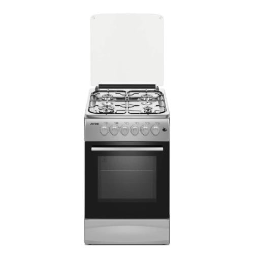 ارو فرن غاز 4 رؤوس - 50x60 سم - فضي - RO-5060GSK