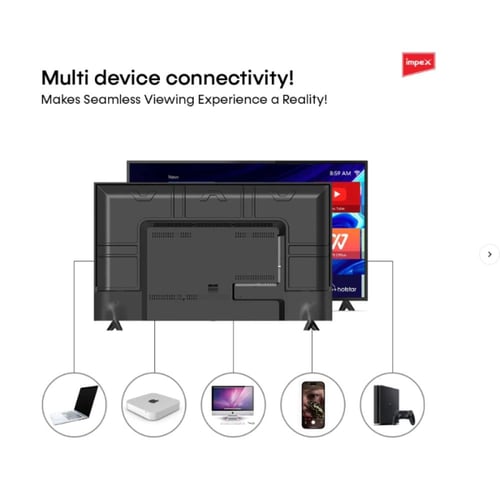 امبيكس جلوريا شاشة تلفزيون سمارت 58 بوصة - 4K - نظ...