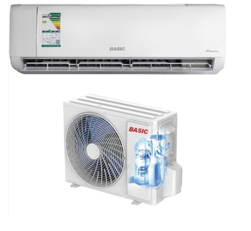 بيسك مكيف اسبليت انفرتر 18000 وخدة - حار وبارد - و...