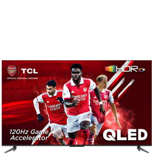 شاشة تي سي إل TCL سمارت 55 بوصة QLED بدقة 4K UHD ب...