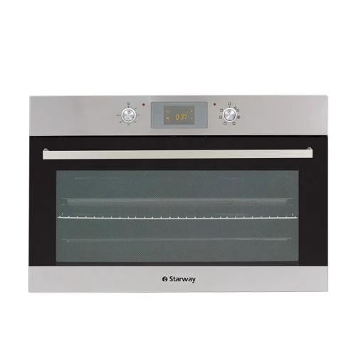 فرن ستارواي 90 سم استيل تحكم ديجيتال 6 وظائف مع مر...