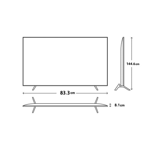 تي سي أل شاشة - 65 بوصة - سمارت جوجل - UHD 4K QLED...