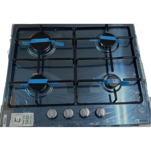 جي ال جنرال فرن غاز مسطح بلت أن 4 شعلات - فضي - GL...