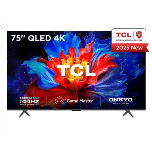 تي سي أل شاشة 75 بوصة سمارت جوجل TCL 75P8K - QLED...