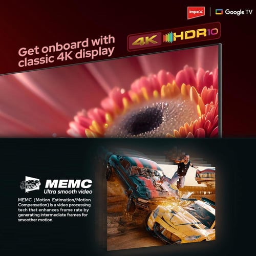 شاشة أمبيكس سمارت 50 بوصة – 4K UHD – نظام WebOS –...