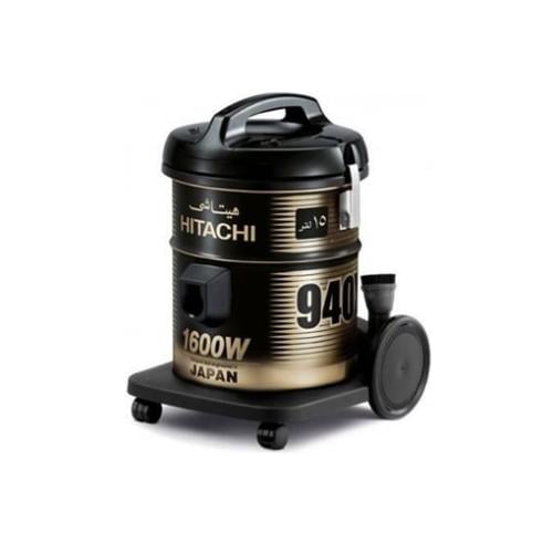 مكنسة هيتاشي 1600وات 15 لتر اسود CV-940YSS220BK