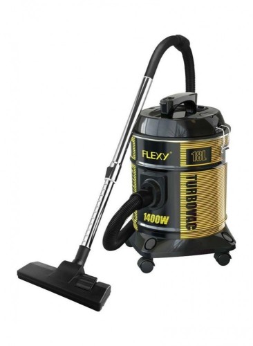 فلكسي مكنسة برميل 1400 واط 18 ليتر أسود وذهبي FDVI...