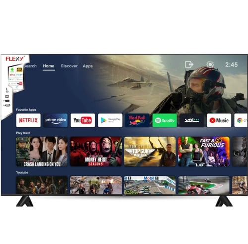 فلكسي شاشة تلفزيون 60 بوصة سمارت FX60UWEBSY - 4K U...