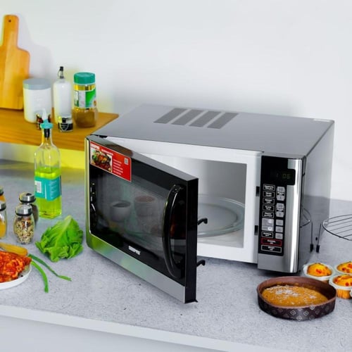 جيباس فرن ميكرويف ديجيتال 40 ليتر - فضي - GMO1898