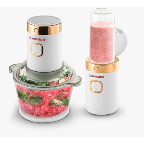 هومر مطحنة وخلاط 3 في 1 - 2 ليتر - 300 واط - HSA23...
