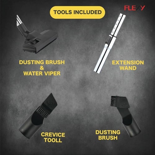 فلكسي مكنسة برميل 1400 واط 18 ليتر أسود وذهبي FDVI...