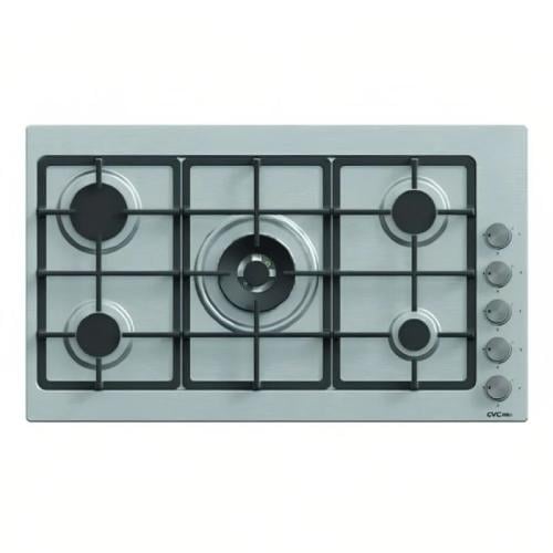 جي في سي برو فرن مسطح 5 عيون - 90 سم - ايطالي - فض...