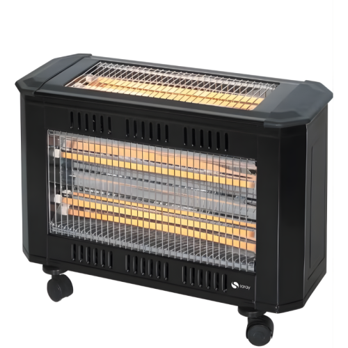 دفاية سراي مربعة كهربائية 2150 واط سيراميك مع عجلا...