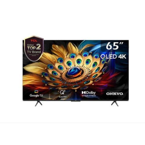 تي سي أل شاشة سمارت جوجل - 65 بوصة -QLED 4K عالية...