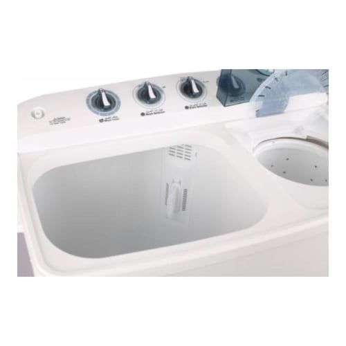 سمارت الكتريك غسالة حوضين تحميل علوي - 9 كغ - أبيض...