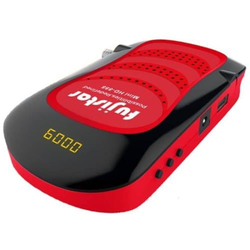 فوجي ستار رسيفر 888 ميني HD - أحمر - FS-MINI HD-88...