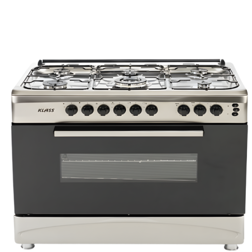 فرن كلاس غاز تركي - 5 عيون - 2 مروحة - 9 مفاتيح -...