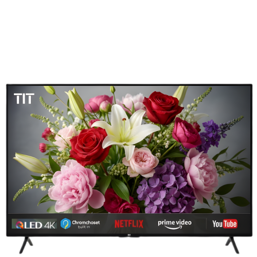 شاشة تي إي تي 55 بوصة QLED 4K سمارت بنظام Android...