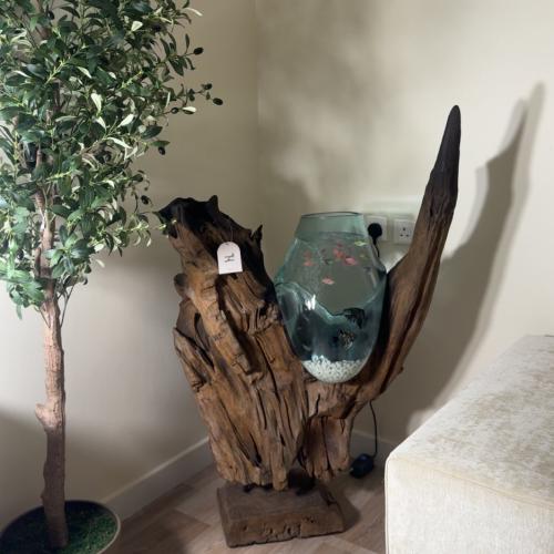 حوض خشب طبيعي ١٠٠٪