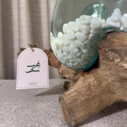 ابجورة خشب طبيعي ١٠٠٪