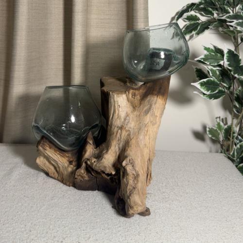 حوضيين خشب طبيعي ١٠٠٪