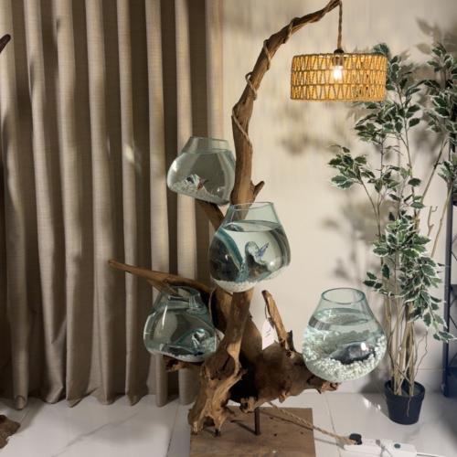 ابجورة خشب طبيعي ١٠٠٪