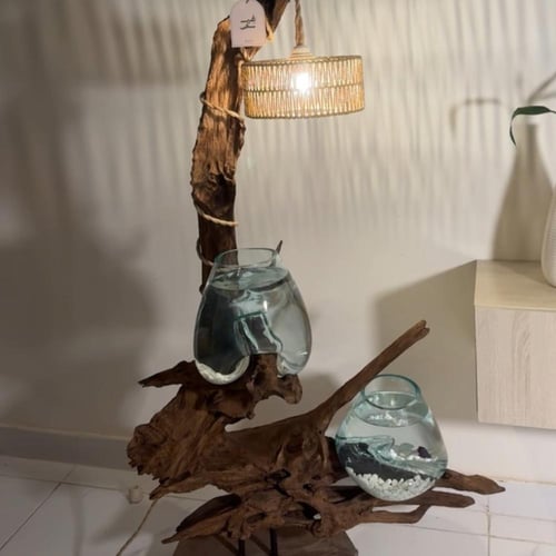 ابجورة خشب طبيعي ١٠٠٪