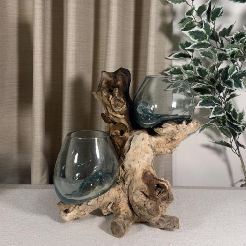 حوضيين خشب طبيعي ١٠٠٪