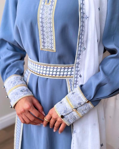 جلابية روشان مع حزام