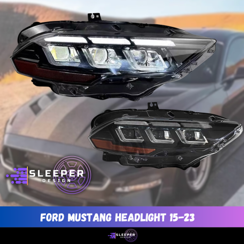 Ford mustang headlight 15-23 - موستنق