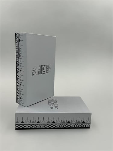 سبحة بكلايت | أسود مموج مع طرابزونة فضة